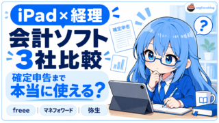 【iPad×経理】会計ソフト3社を比較｜確定申告まで本当に使える？